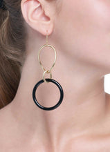 Load image into Gallery viewer, STELLA COLLECTION - 18KT GOLD - ONYX LINKS LARGE