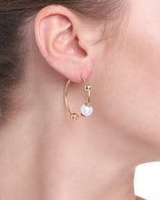 Load image into Gallery viewer, BARBARELLA COLLECTION 18KT GOLD EARRINGS - PEARL - SMALL