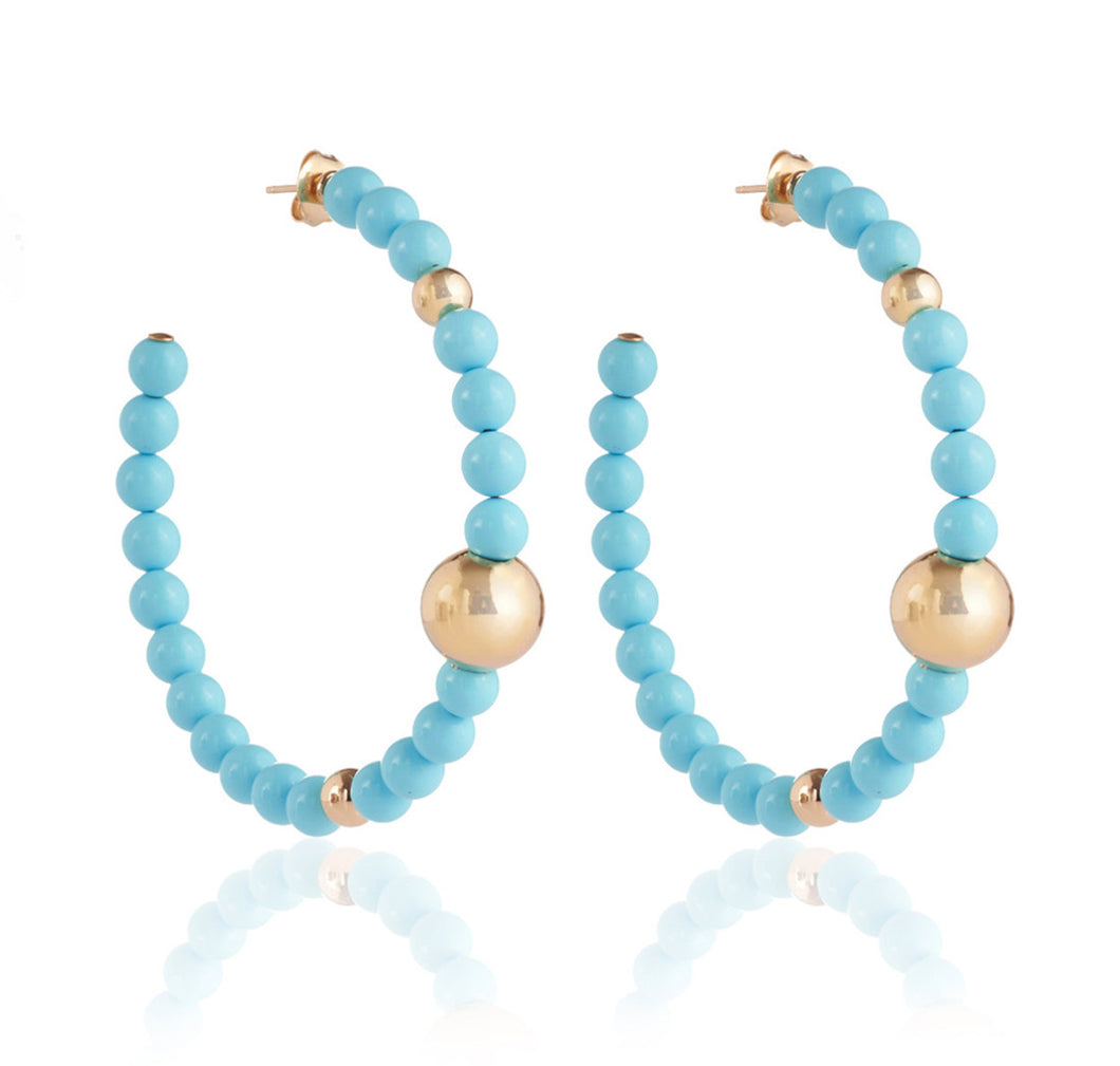 BARBARELLA COLLECTION EARRINGS - TURQUOISE