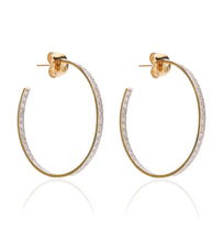 Load image into Gallery viewer, BARBARELLA COLLECTION 18KT GOLD AND DIAMONDS EARRINGS