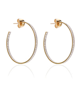 BARBARELLA COLLECTION 18KT GOLD AND DIAMONDS EARRINGS