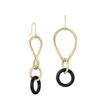 Load image into Gallery viewer, STELLA COLLECTION - 18KT GOLD - ONYX LINKS