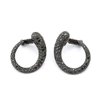Load image into Gallery viewer, GOCCE COLLECTION BLACK DIAMONDS EARRINGS - MEDIUM