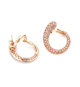 GOCCE COLLECTION BROWN DIAMONDS EARRINGS