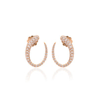 Load image into Gallery viewer, GOCCE COLLECTION EARRINGS - 18KT GOLD - WHITE DIAMONDS - SMALL