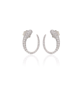 GOCCE COLLECTION EARRINGS - 18KT GOLD - WHITE DIAMONDS - SMALL