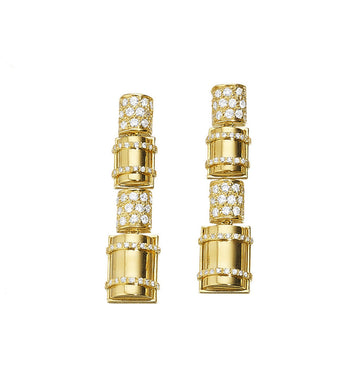 THE BULLET COLLECTION 18KT GOLD EARRINGS