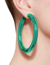 Load image into Gallery viewer, BARBARELLA COLLECTION - 18KT GOLD - STERLING SILVER - EX-LARGE - GREEN