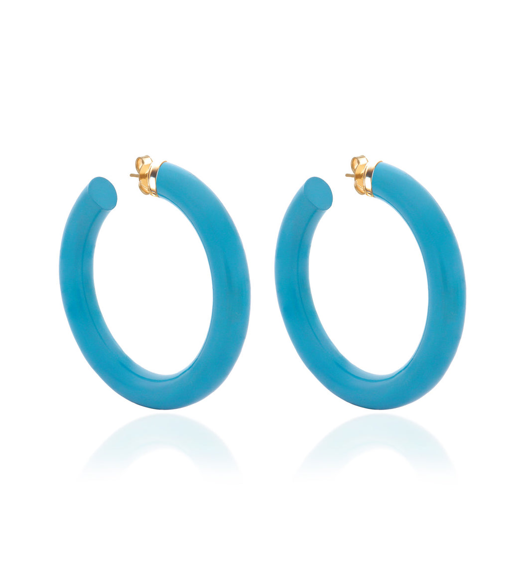 BARBARELLA COLLECTION - 18KT GOLD - STERLING SILVER - EX-MEDIUM - TURQUOISE