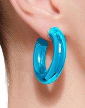 Load image into Gallery viewer, BARBARELLA COLLECTION - 18KT GOLD - STERLING SILVER - EX-SMALL - AQUA BLUE