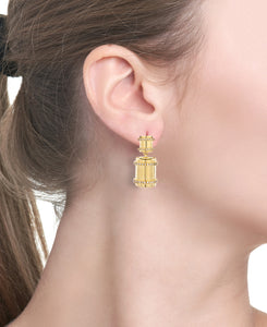 THE BULLET COLLECTION 18KT GOLD EARRINGS - SMALL