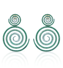 Load image into Gallery viewer, &quot;KALEIDOSCOPE OF HOPE&quot; - TSAVORITE - EARRINGS