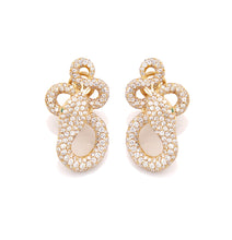 Load image into Gallery viewer, &quot;KHALIFA&quot; - 18KT GOLD - WHITE DIAMONDS - EARRINGS