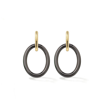 MAMA COLLECTION EARRINGS - BLACK CERAMIC