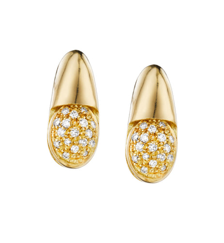 GOCCIOLINE COLLECTION WHITE DIAMONDS EARRINGS - 18KT GOLD