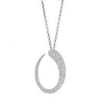 Load image into Gallery viewer, GOCCE COLLECTION WHITE DIAMONDS NECKLACE - 18KT WHITE GOLD