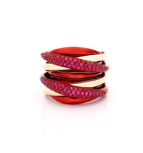 Load image into Gallery viewer, &quot;LIZZY&quot; - 18KT GOLD - RUBIES