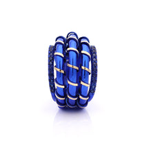 Load image into Gallery viewer, &quot;APERITIVO&quot; - 18KT GOLD - BLUE SAPPHIRES