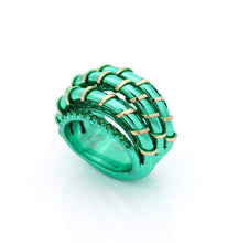 Load image into Gallery viewer, &quot;APERITIVO&quot; - 18KT GOLD - TSAVORITES