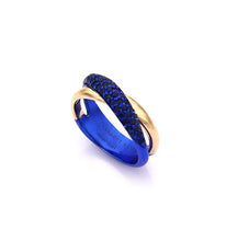 Load image into Gallery viewer, &quot;MARGAUX&quot; - 18KT GOLD - BLUE SAPPHIRES