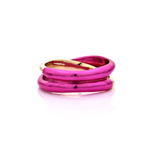 Load image into Gallery viewer, &quot;MARGAUX&quot; - 18KT GOLD - PINK SAPPHIRES