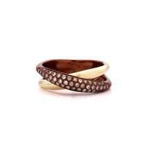 Load image into Gallery viewer, &quot;MARGAUX&quot; - 18KT GOLD - BROWN DIAMONDS