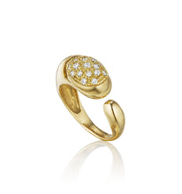 Load image into Gallery viewer, GOCCIOLINE COLLECTION WHITE DIAMONDS RING - 18KT GOLD